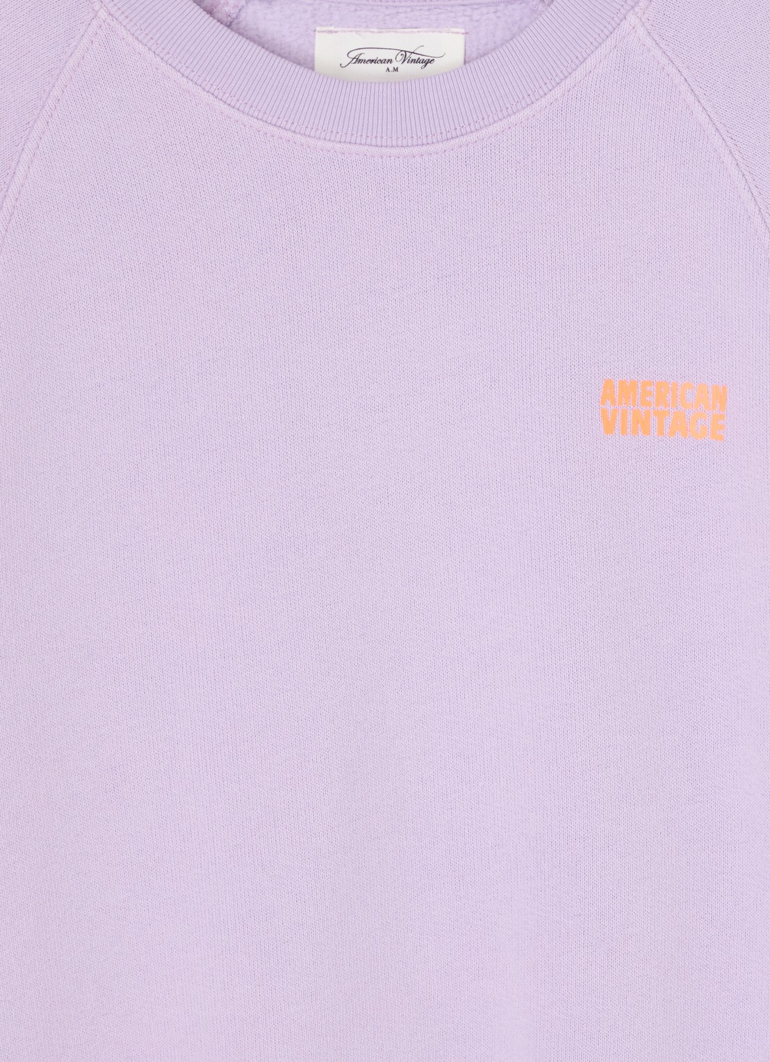 American Vintage Izubird sweater met logo - detail 3 lila