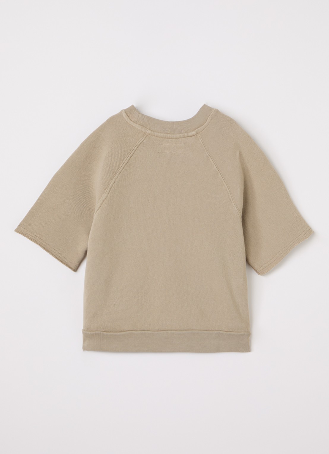 American Vintage Izubird sweater met logo - voorkant 2 khaki