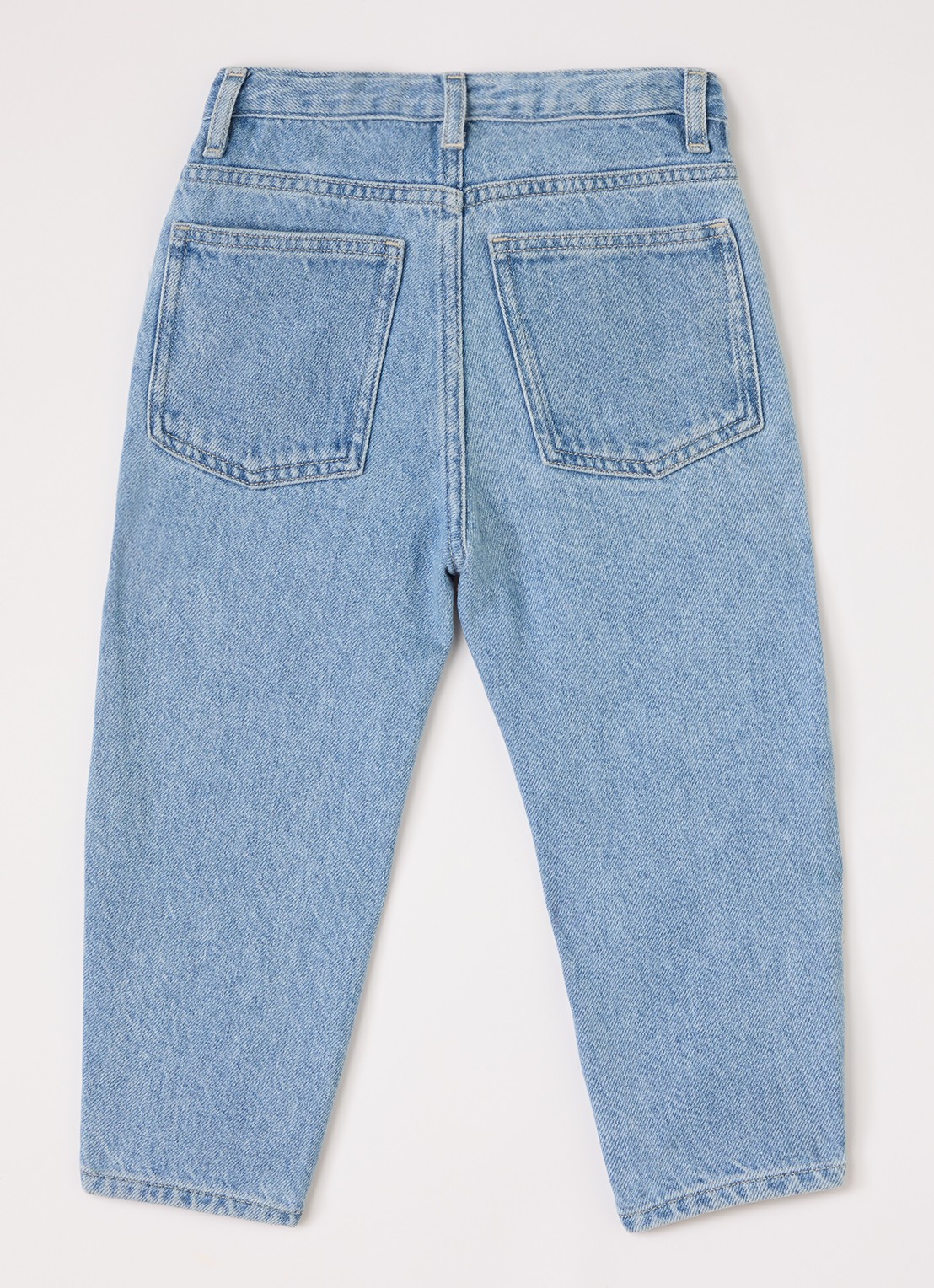 American Vintage Joybird regular fit jeans met lichte wassing - voorkant 3 indigo