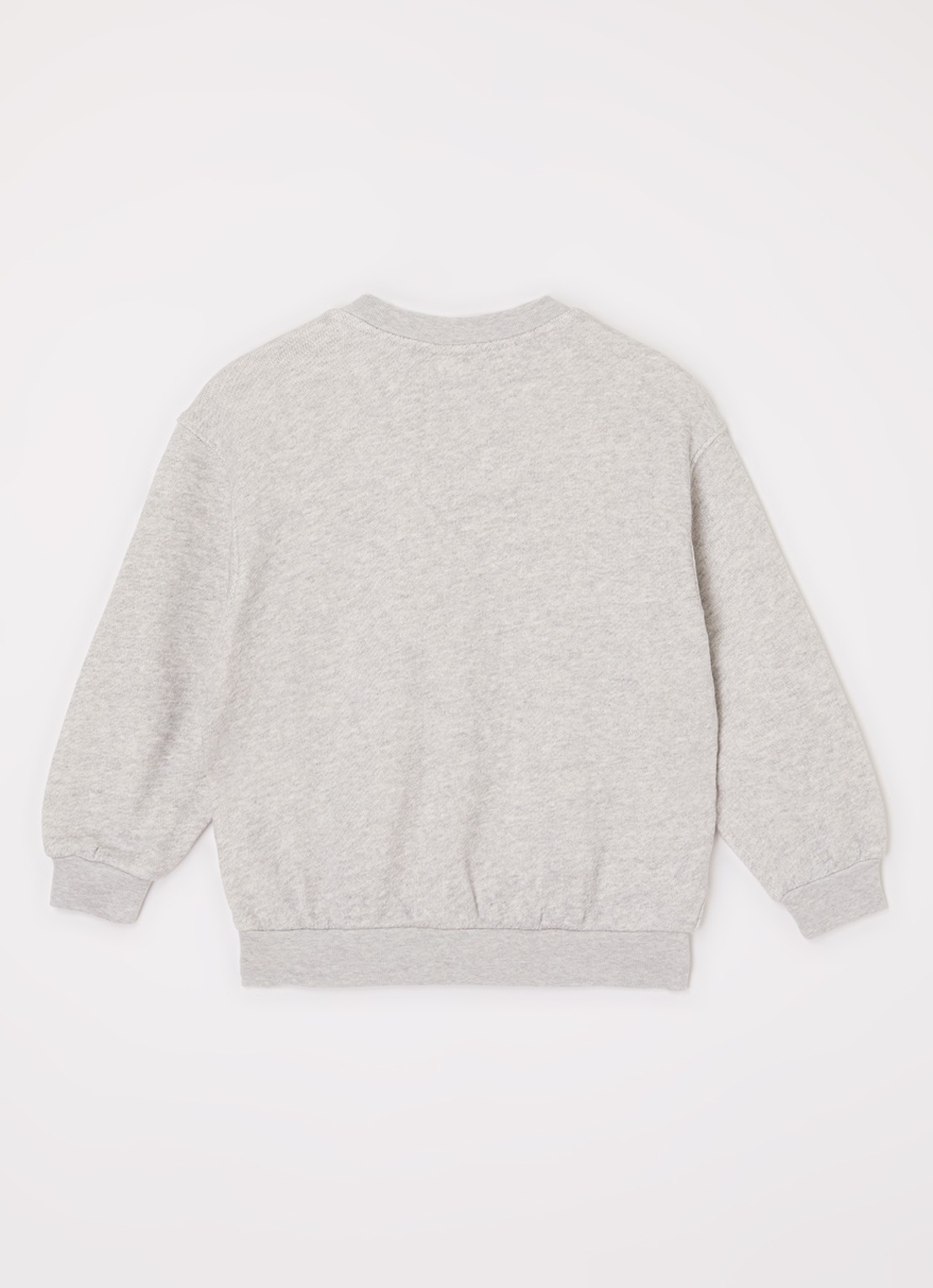 American Vintage Kodytown sweater van  katoen - voorkant 2 grijsmele