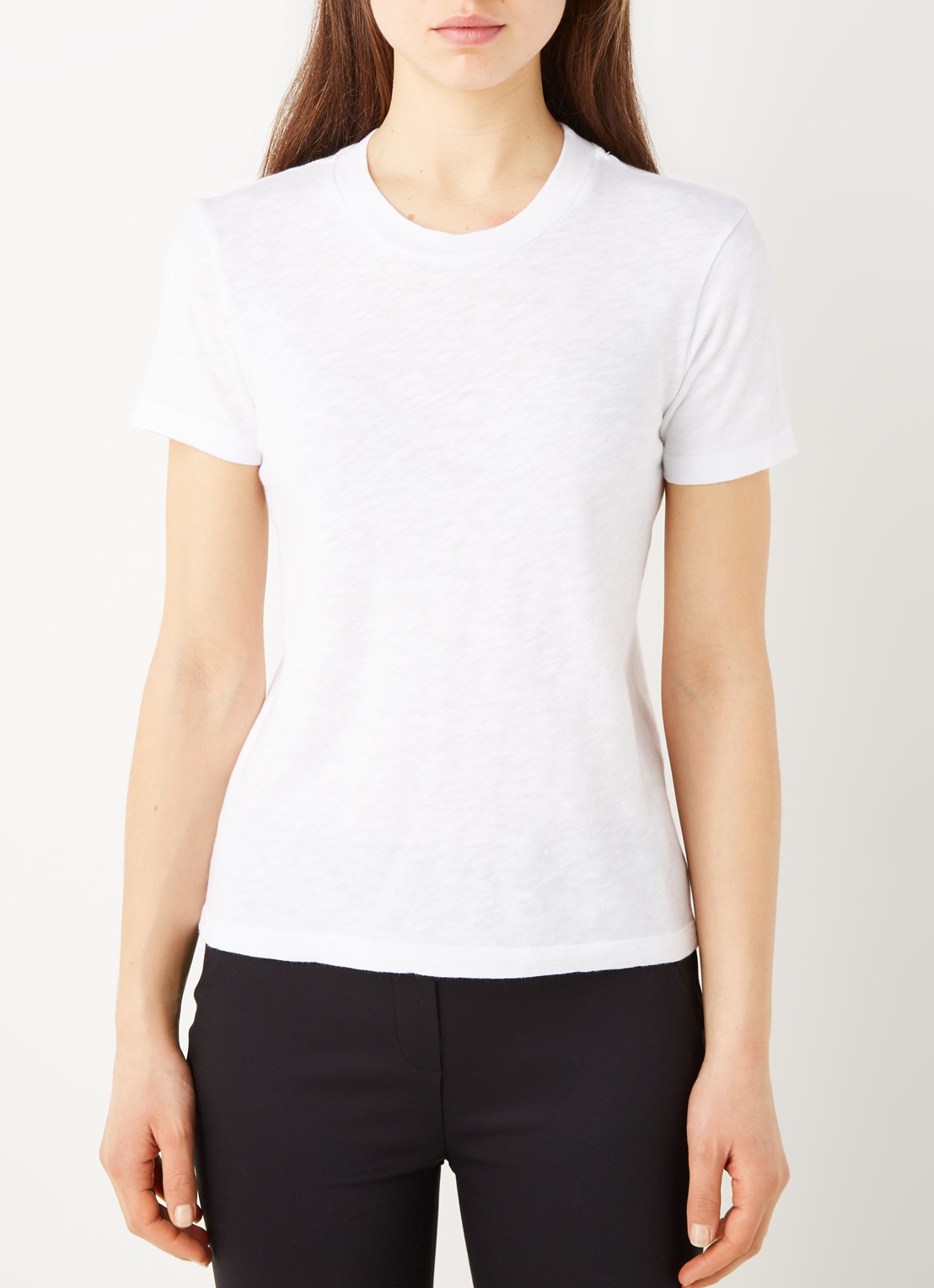 American Vintage Sonoma T-shirt met ronde hals  - detail 3 wit