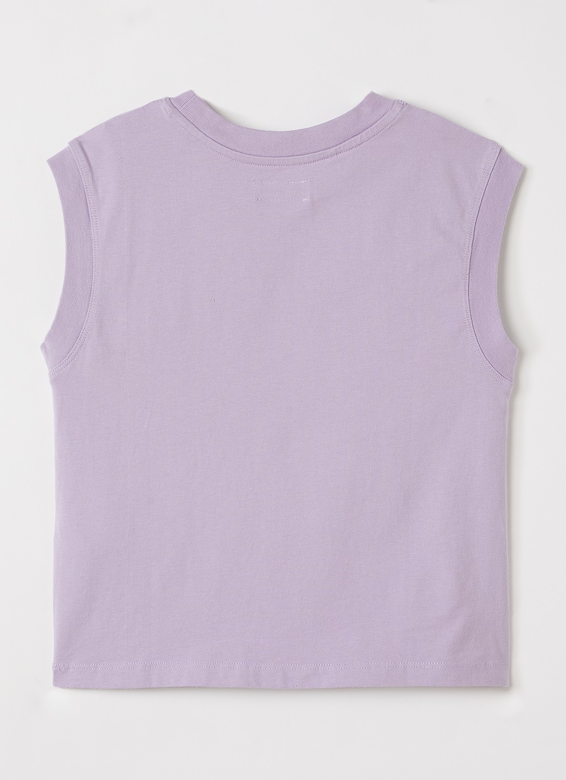 American Vintage T-shirt met logoprint - voorkant 2 lila