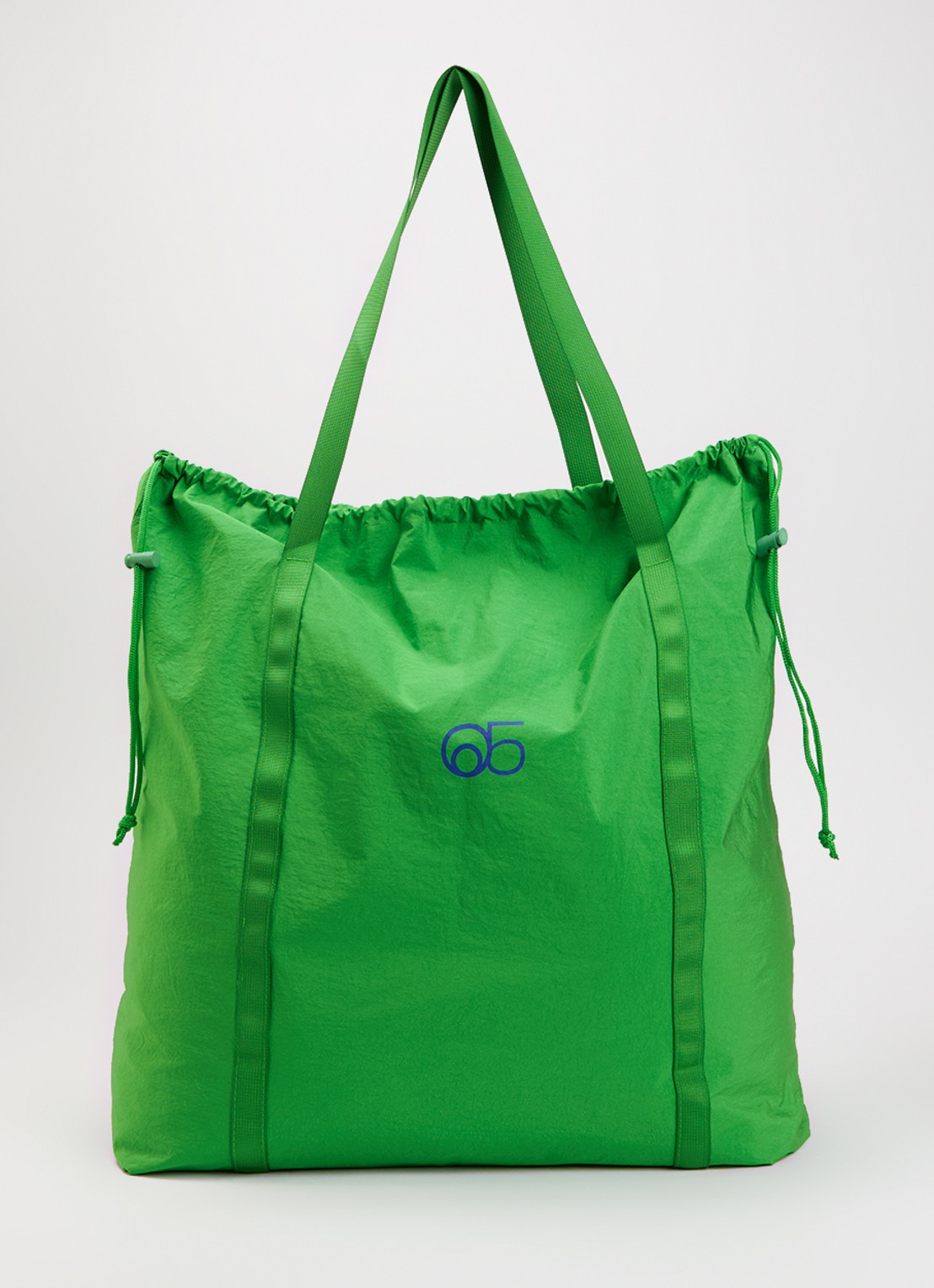 American Vintage Vidow shopper met logo - voorkant groen