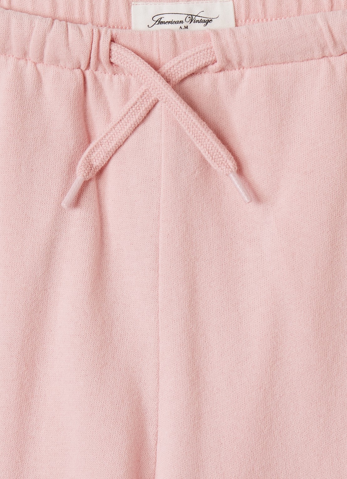 American Vintage Yko wide fit joggingbroek met logo - detail 2 roze