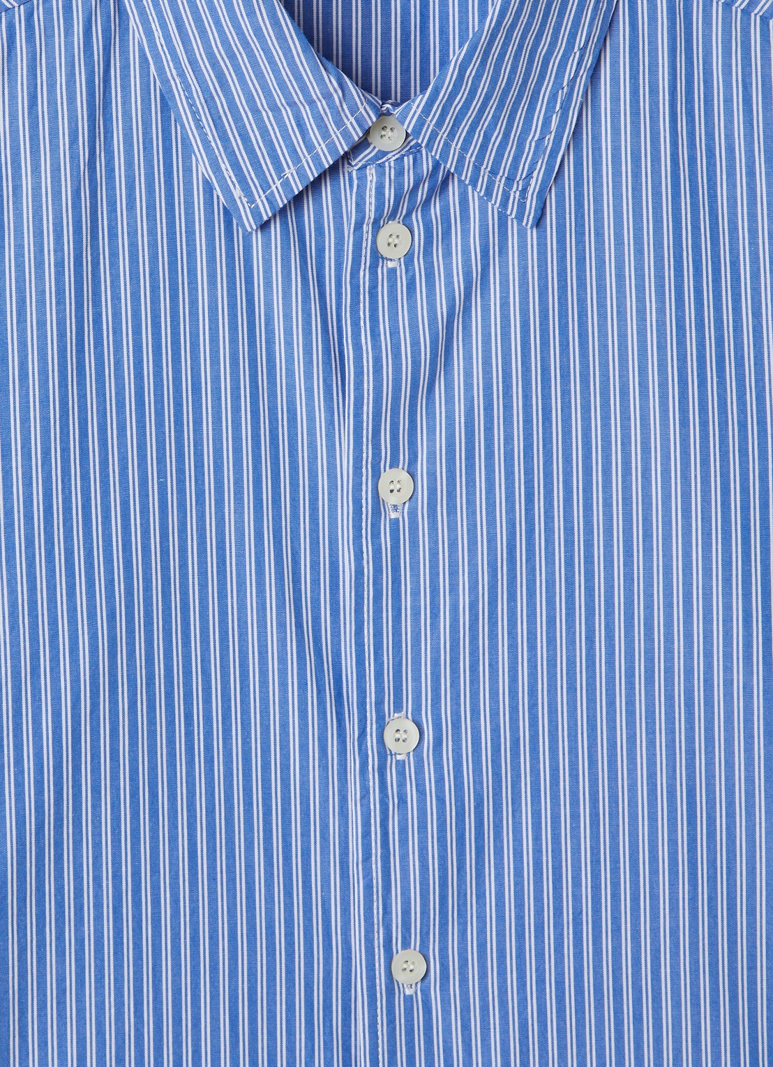 American Vintage Zaty blouse met streepprint - detail 3 blauw