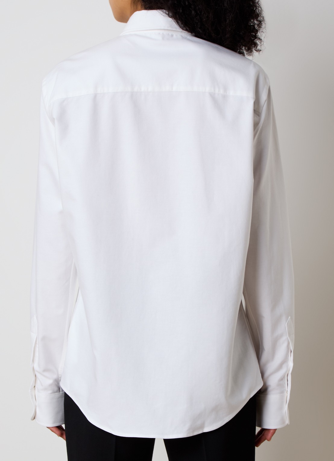 AMI Paris Blouse met logo - achterkant wit