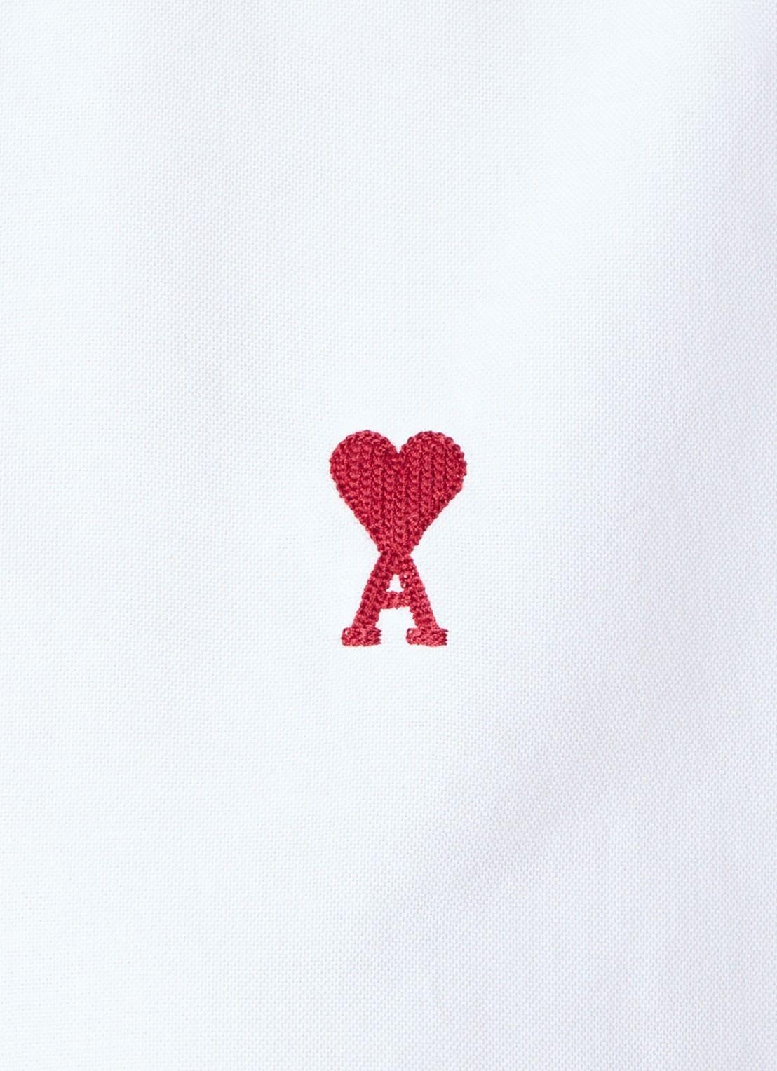 AMI Paris Blouse met logo - detail 5 wit