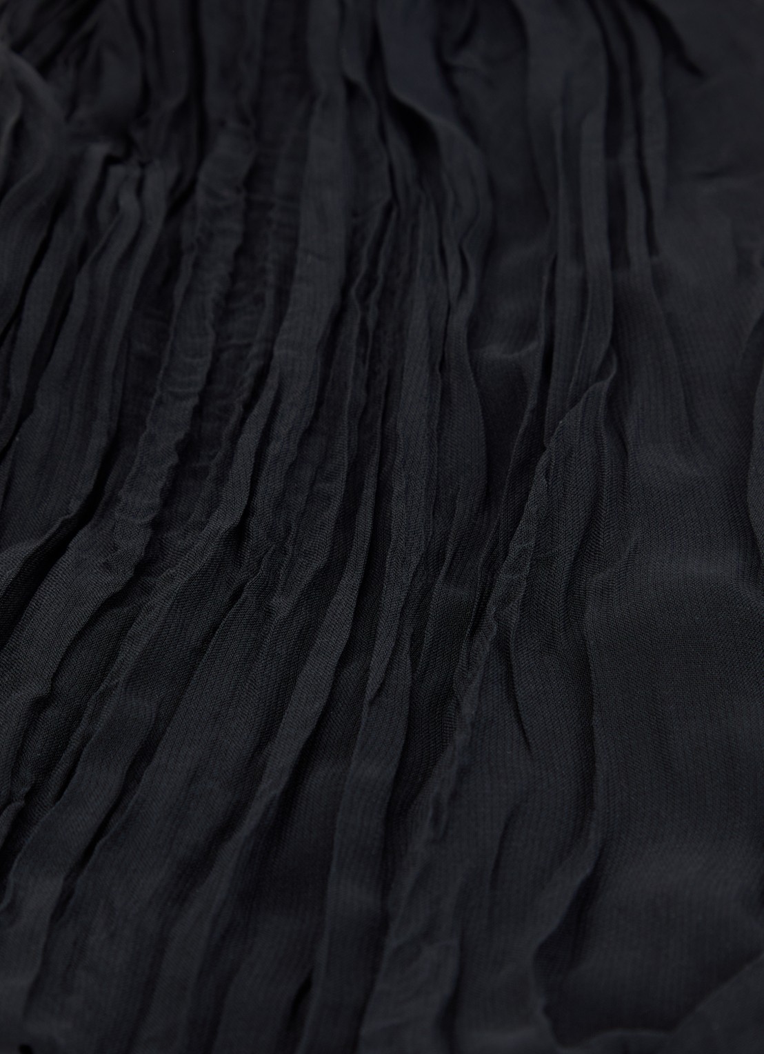 AMI Paris Crumples Gavroche sjaal - detail 2 zwart