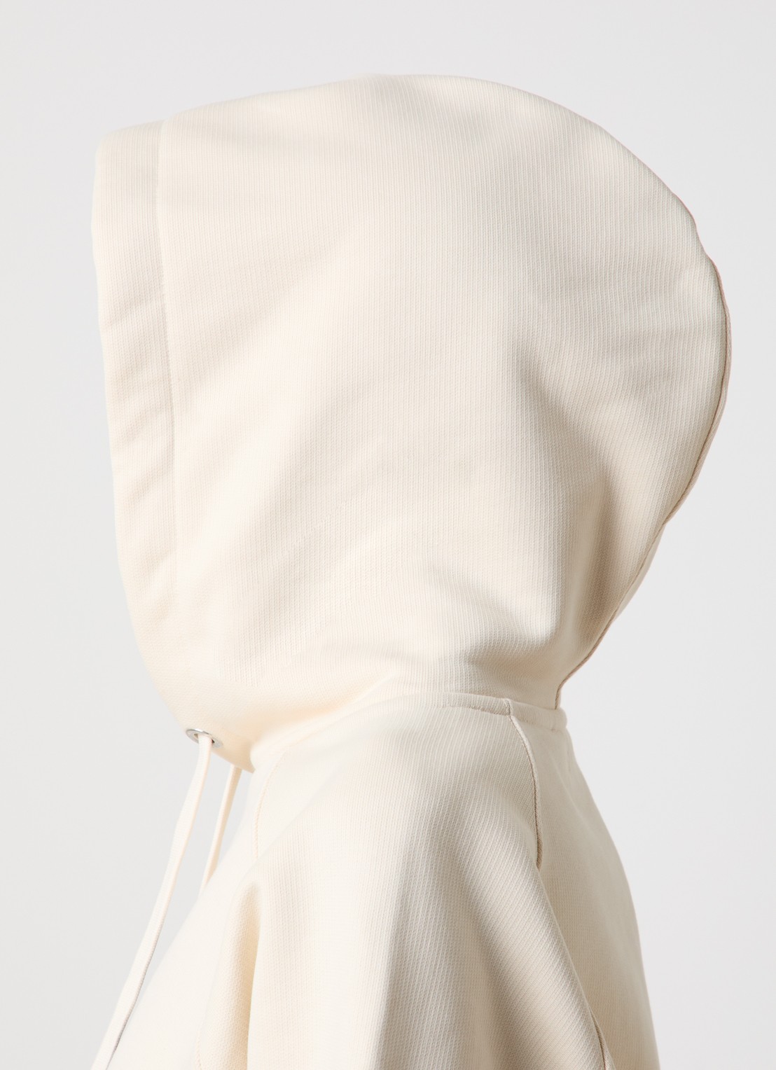 AMI Paris Hoodie van  katoen met 3D logoprint - detail 3 ivoor