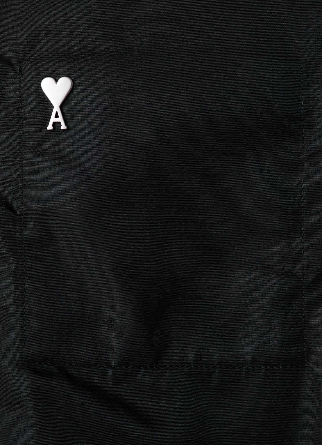 AMI Paris Jack met logo en steekzakken - detail 3 zwart