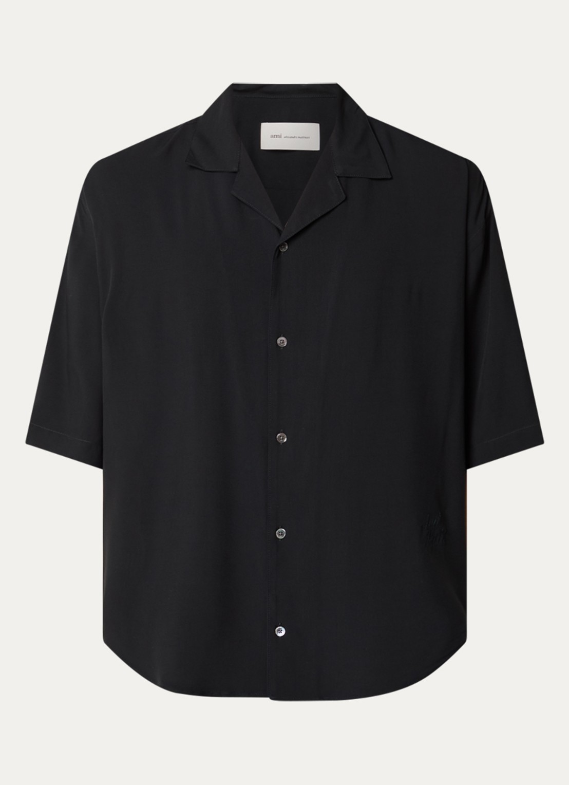 AMI Paris Regular fit overhemd - voorkant zwart