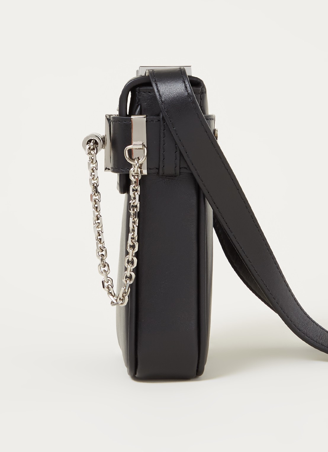 AMIRI Amp crossbodytas van leer  - detail 2 zwart