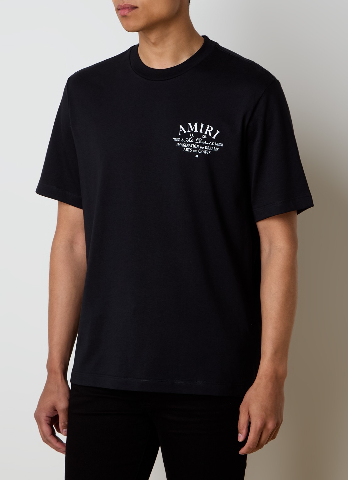 AMIRI Arts District T-shirt met logo - detail 4 zwart