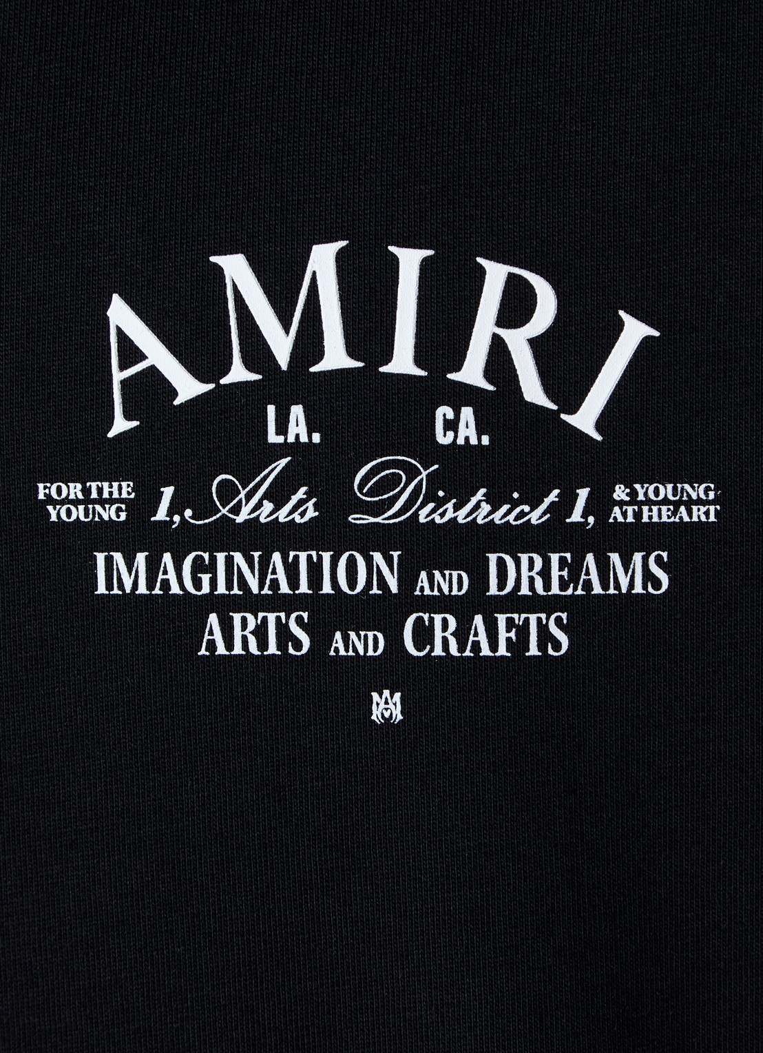 AMIRI Arts District T-shirt met logo - detail 5 zwart