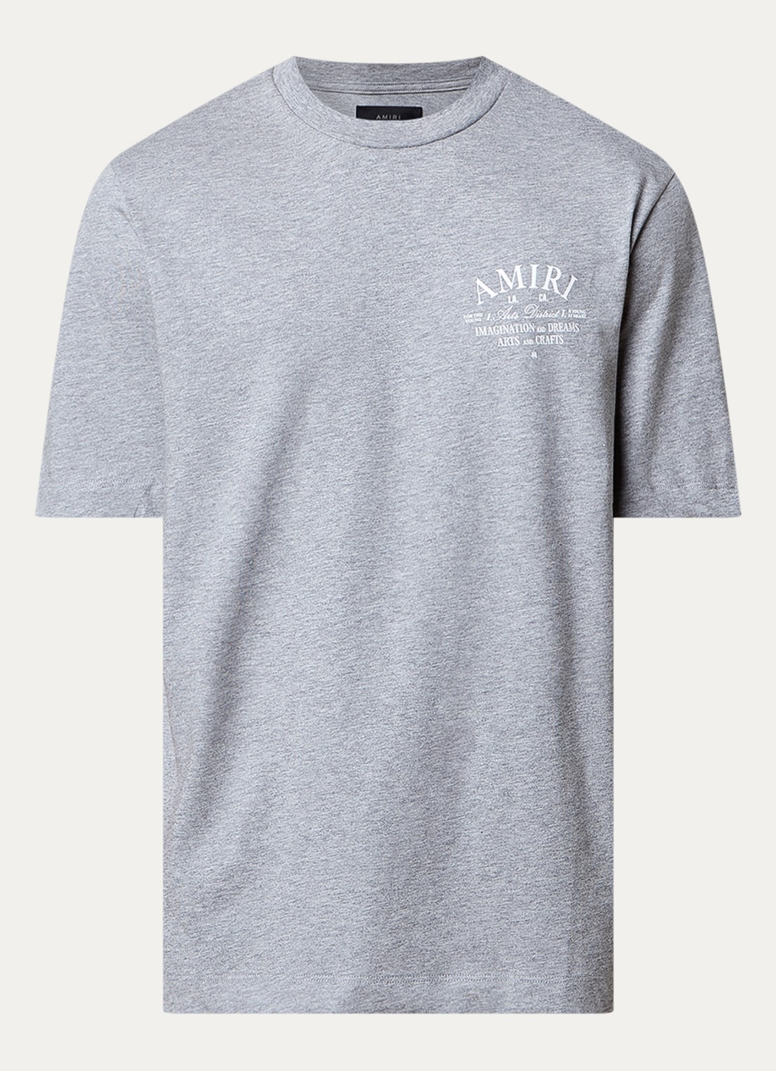 AMIRI Arts District T-shirt met logo - voorkant 3 grijs