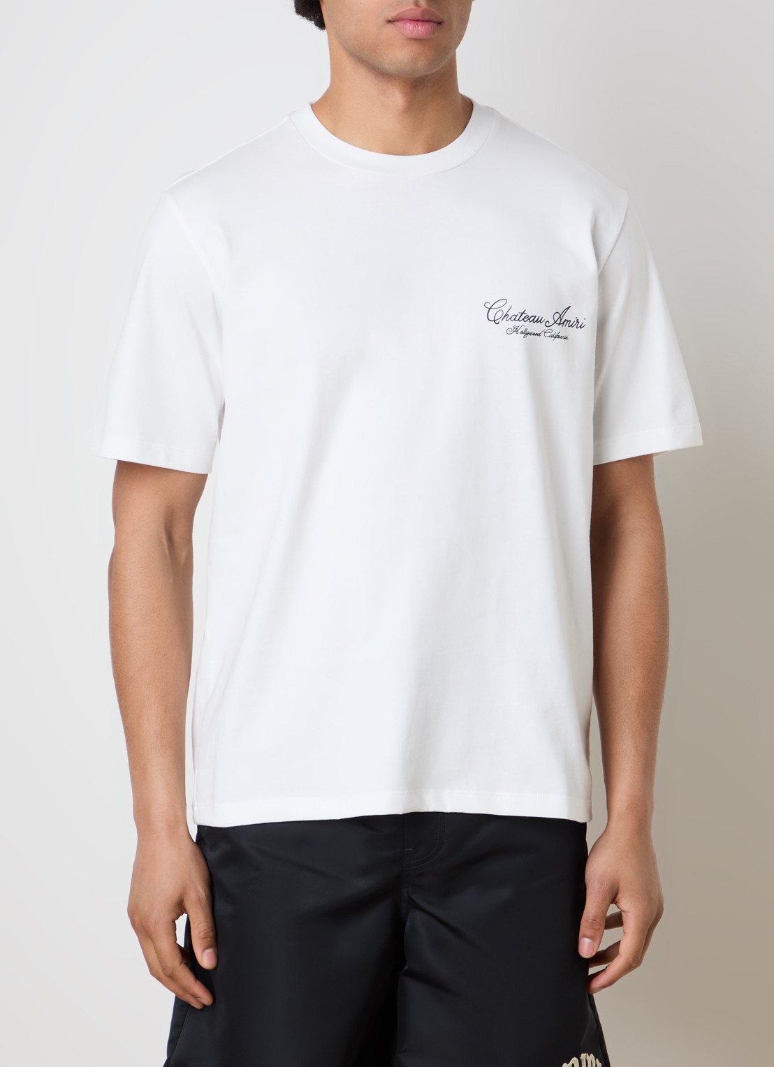 AMIRI Chateau T-shirt met print - achterkant wit