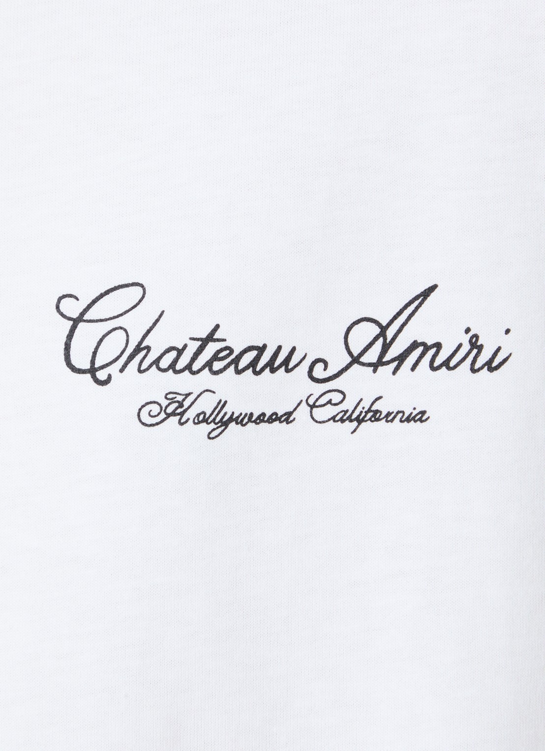 AMIRI Chateau T-shirt met print - detail 5 wit