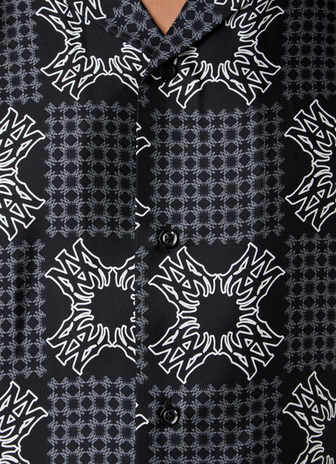 AMIRI Check regular fit overhemd met print - detail 5 zwart