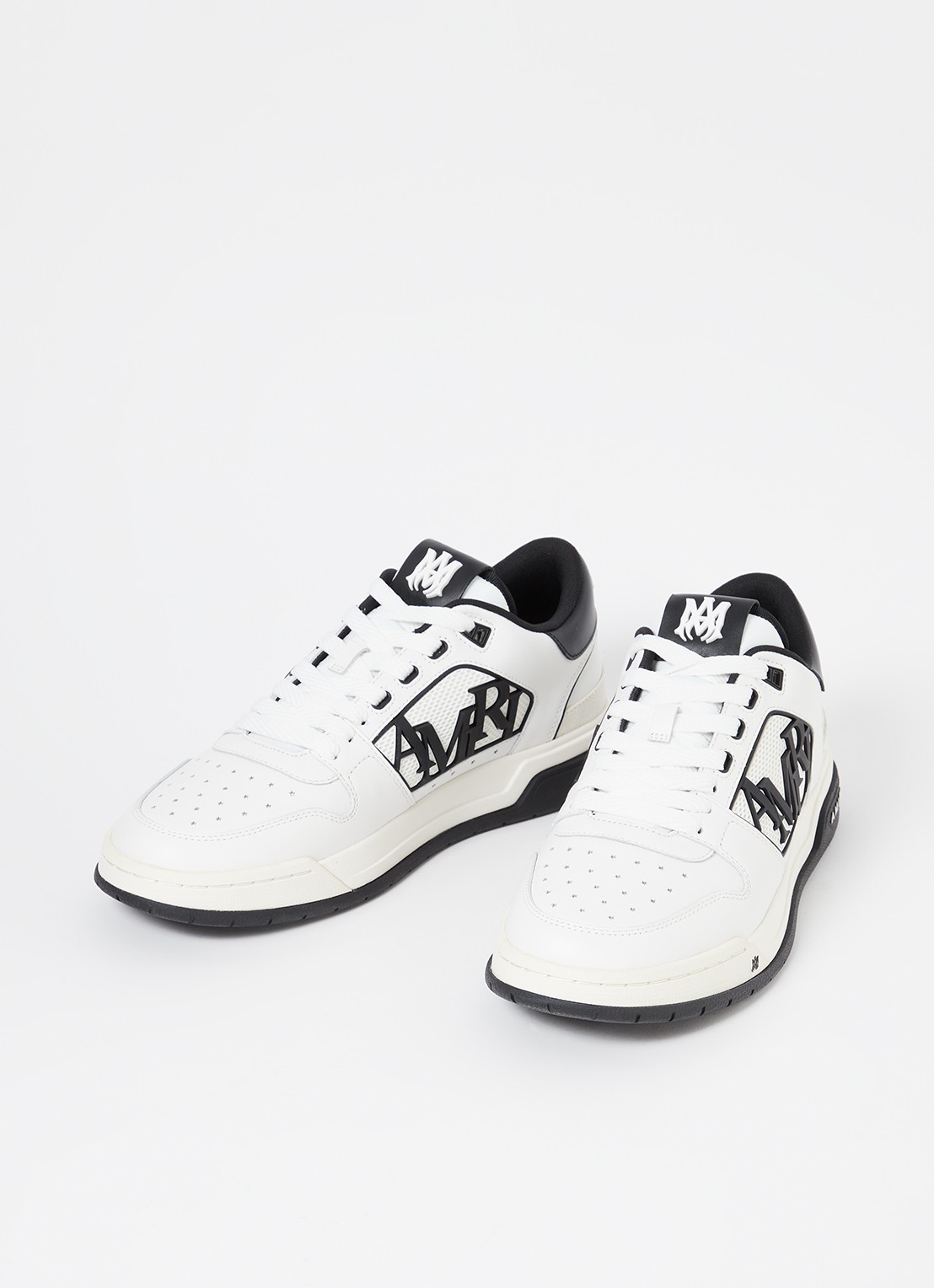 AMIRI Classic Low sneaker van leer met logo - detail 2 wit