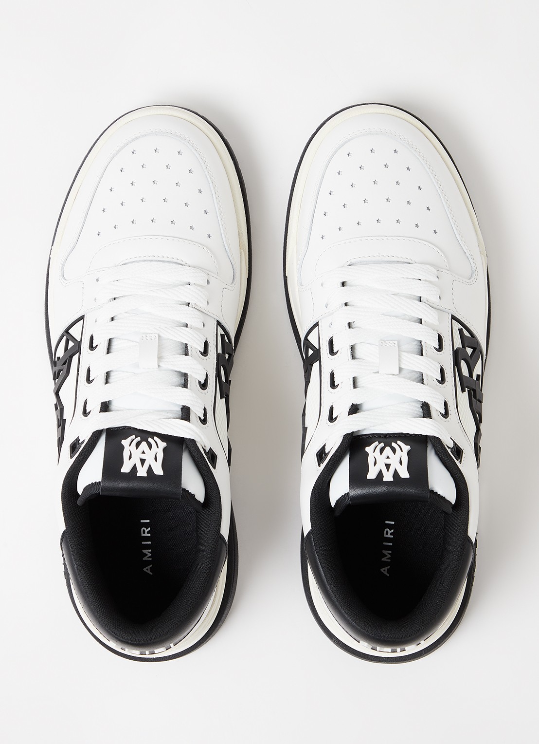 AMIRI Classic Low sneaker van leer met logo - detail 3 wit