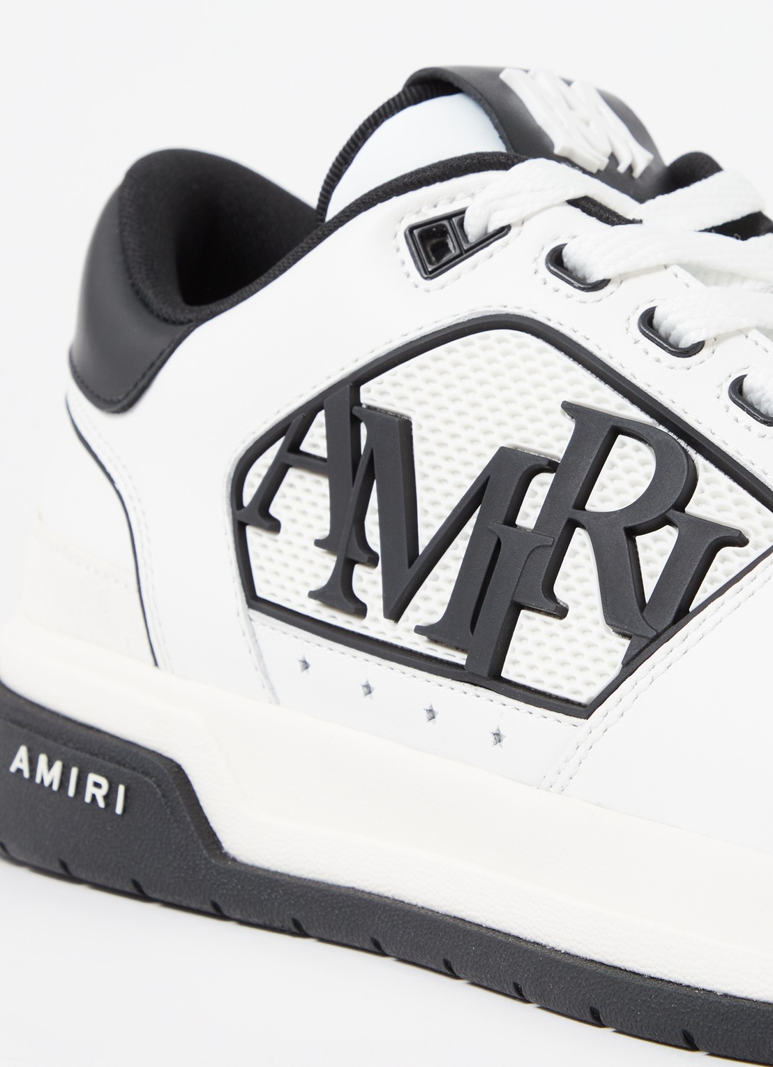 AMIRI Classic Low sneaker van leer met logo - detail 5 wit