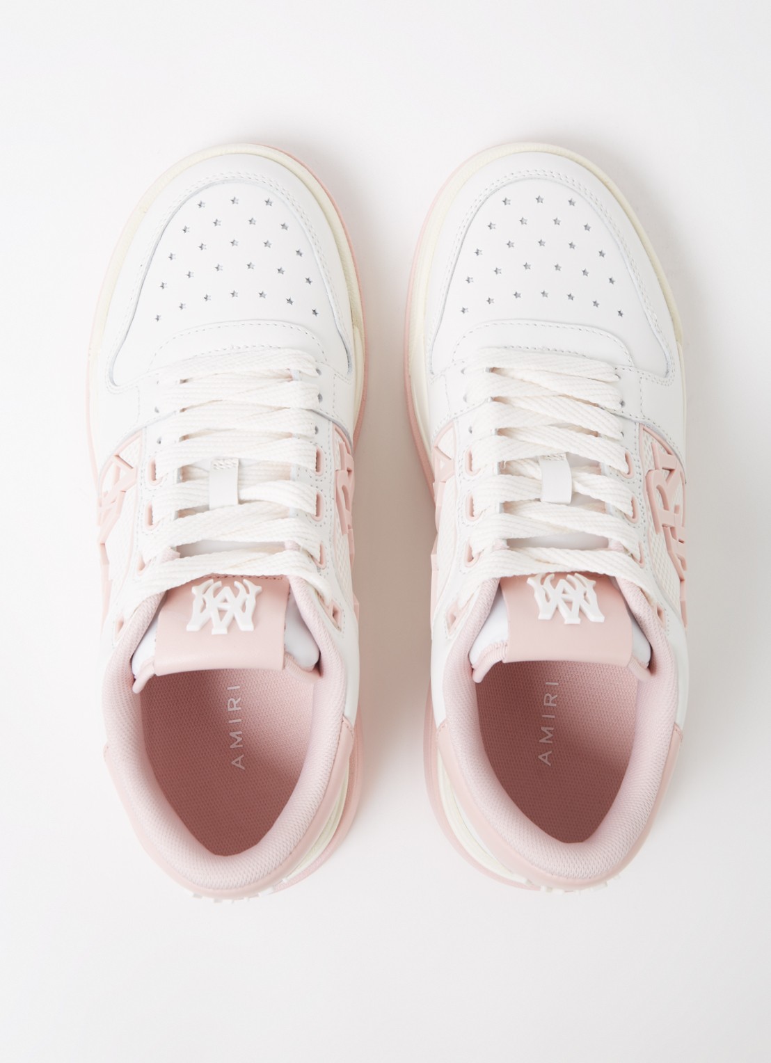 AMIRI Classic sneaker van leer met logo - detail 2 wit