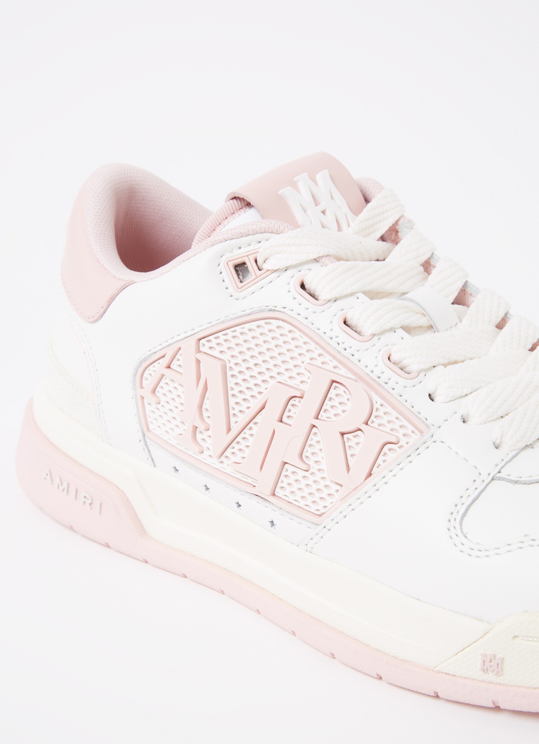 AMIRI Classic sneaker van leer met logo - detail 4 wit