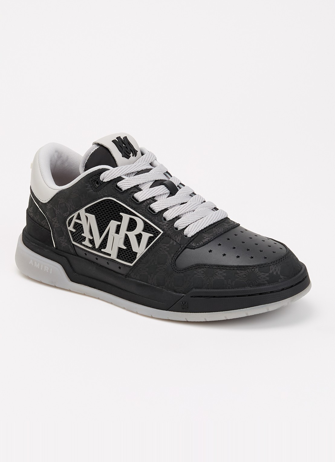 AMIRI Classic sneaker van leer - voorkant 6 zwart