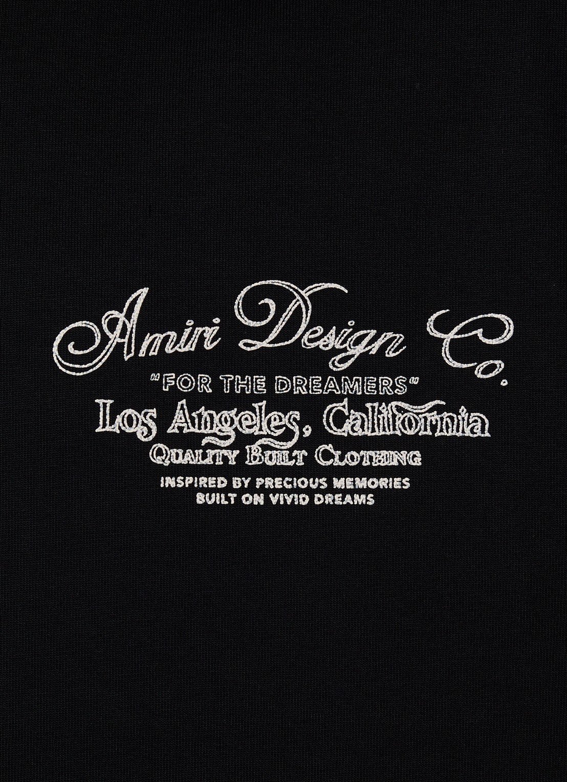 AMIRI Dreamers Chain T-shirt met logo- en backprint - detail 3 zwart