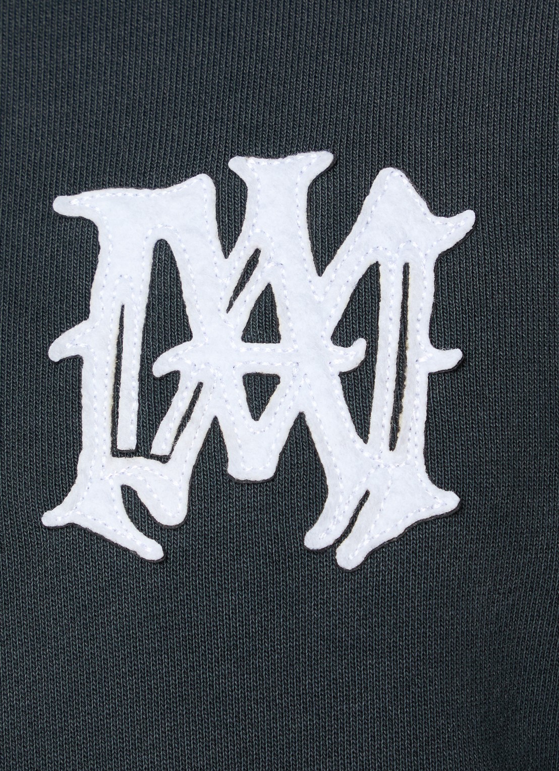 AMIRI Hollywood hoodie met logoborduring - detail 6 antraciet