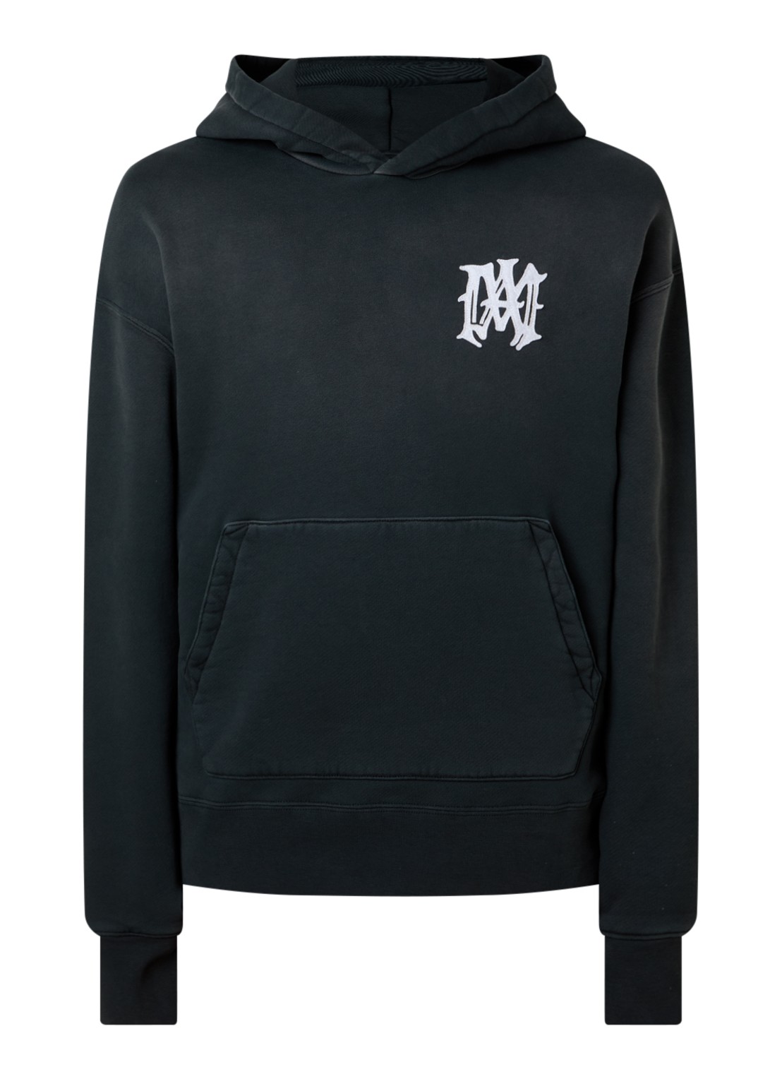AMIRI Hollywood hoodie met logoborduring - voorkant antraciet