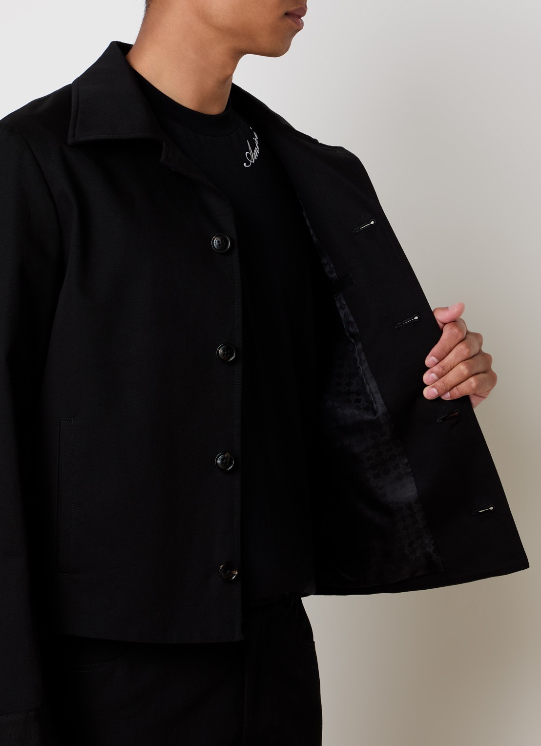 AMIRI Jack met logo - detail 5 zwart