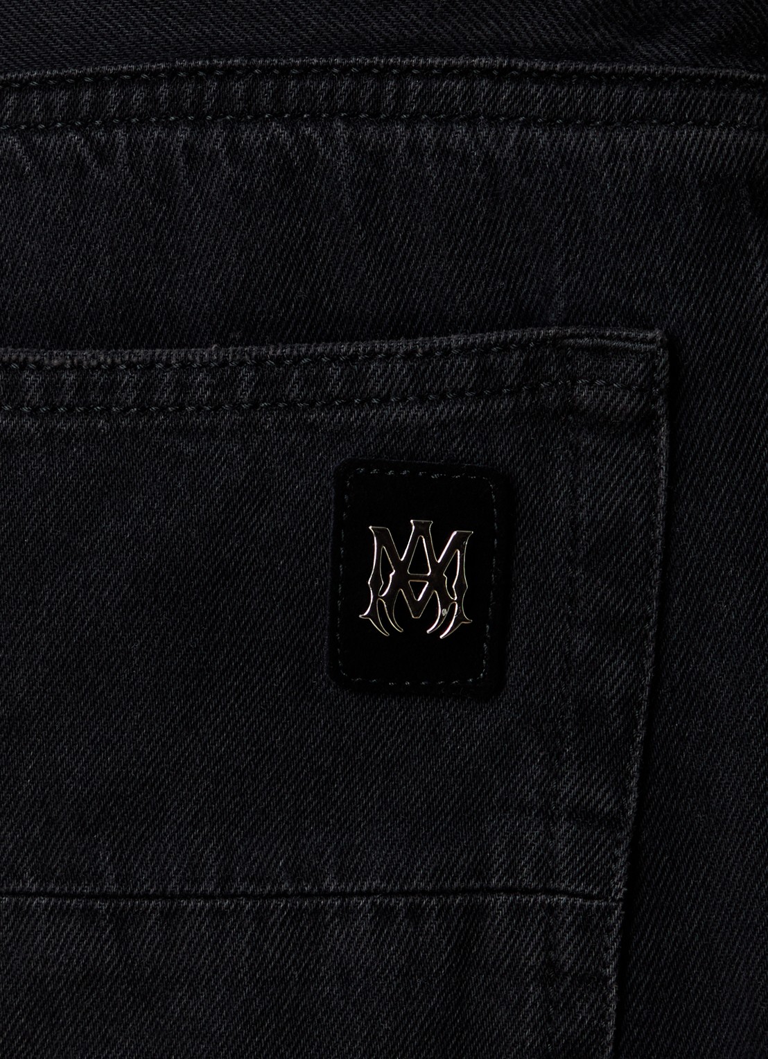 AMIRI Loose fit jeans met logo en steekzakken - detail 4 zwart