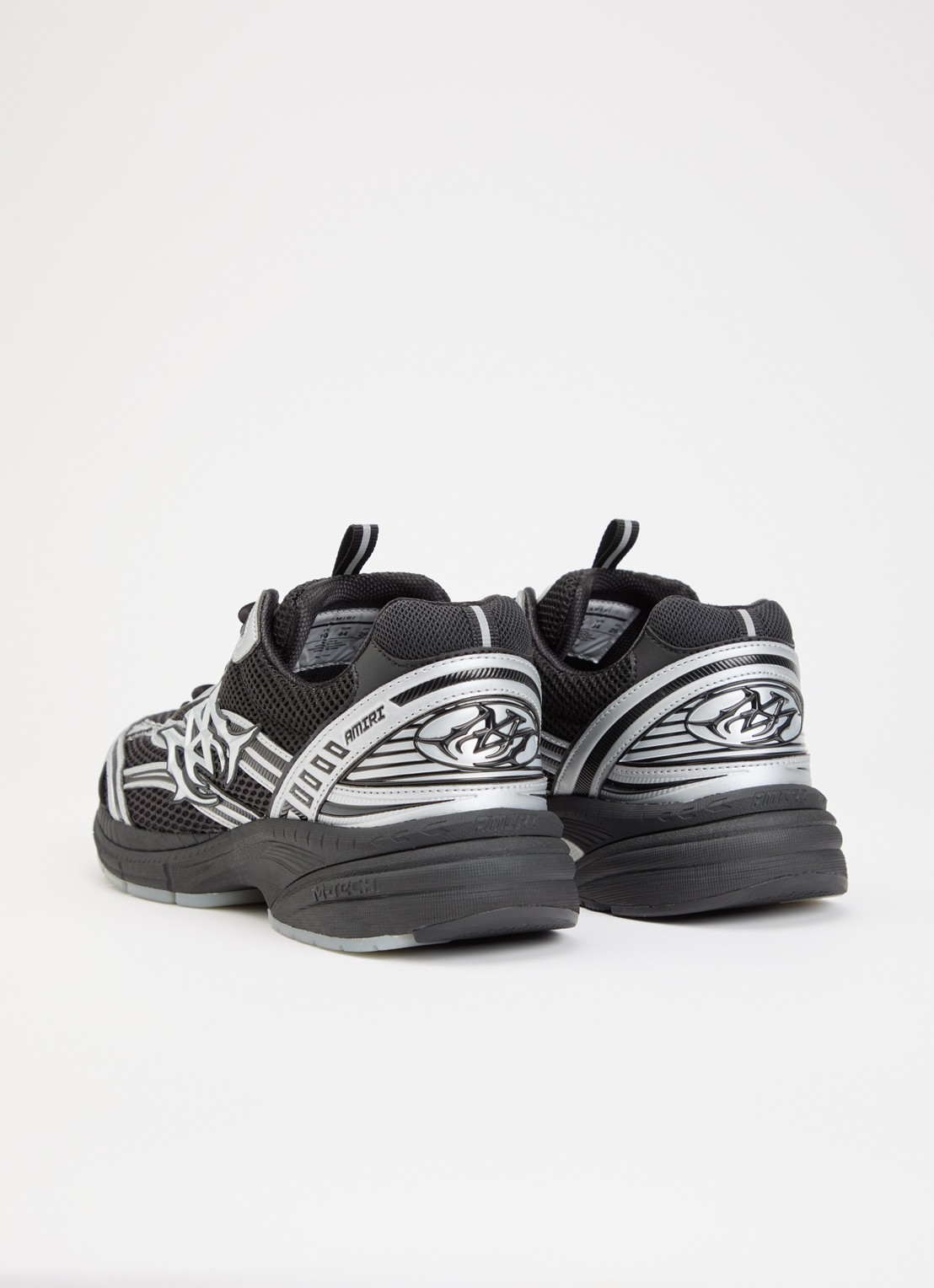 AMIRI M-Tech sneaker met details van metallic - achterkant 5 zwart