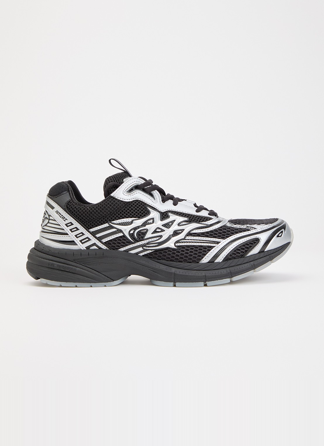 AMIRI M-Tech sneaker met details van metallic - voorkant 6 zwart