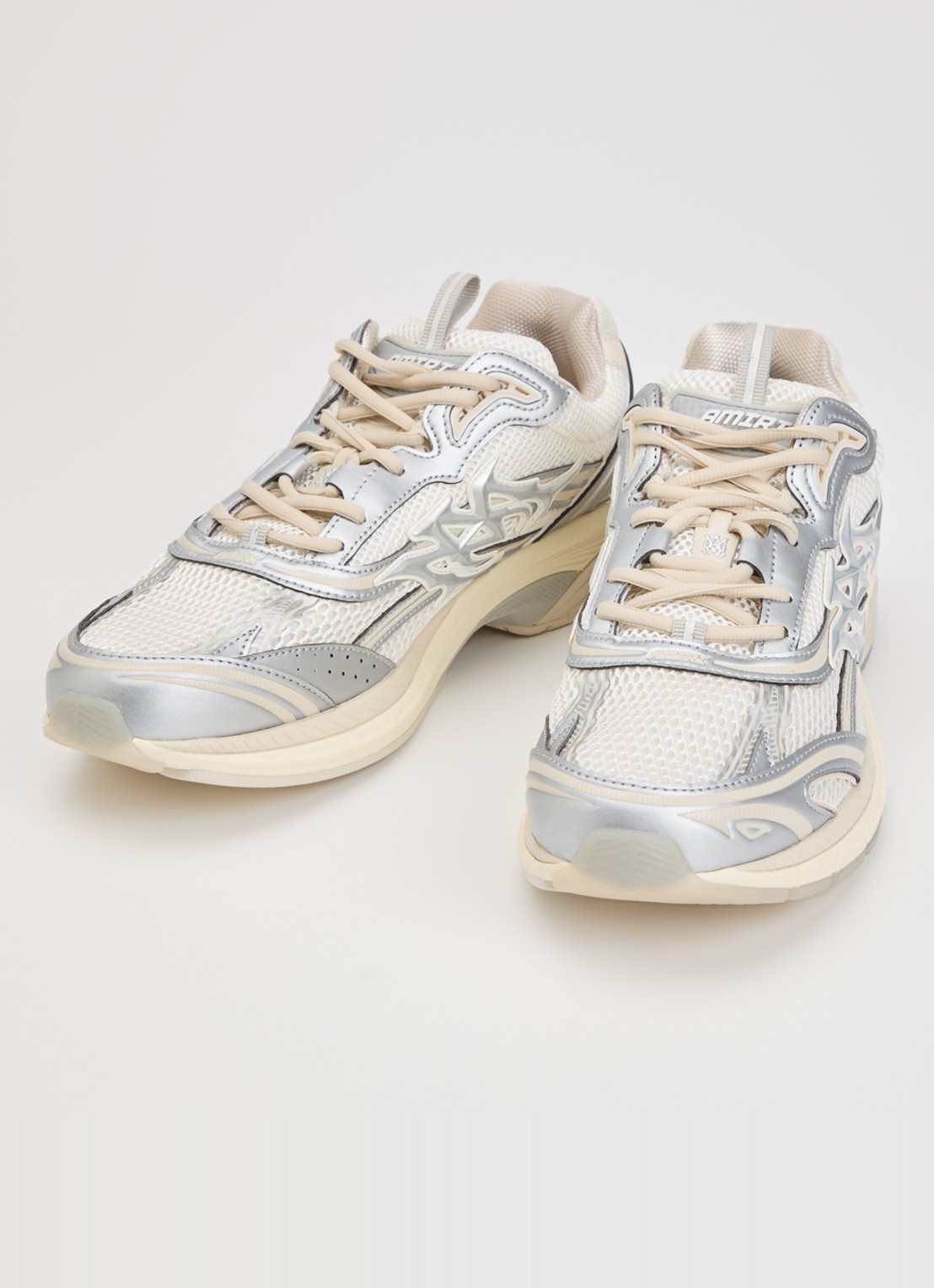 AMIRI M-Tech sneaker van mesh met details van leer - detail 2 wit