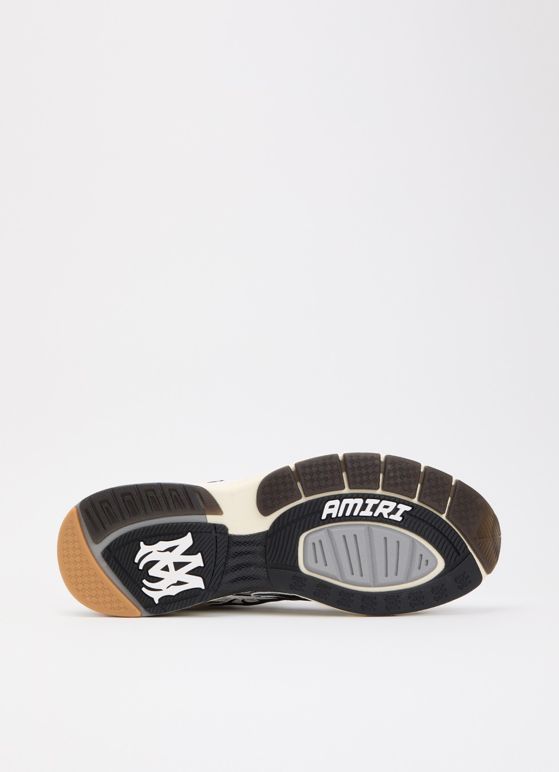 AMIRI M-Tech sneaker van mesh met leren details - detail 4 wit