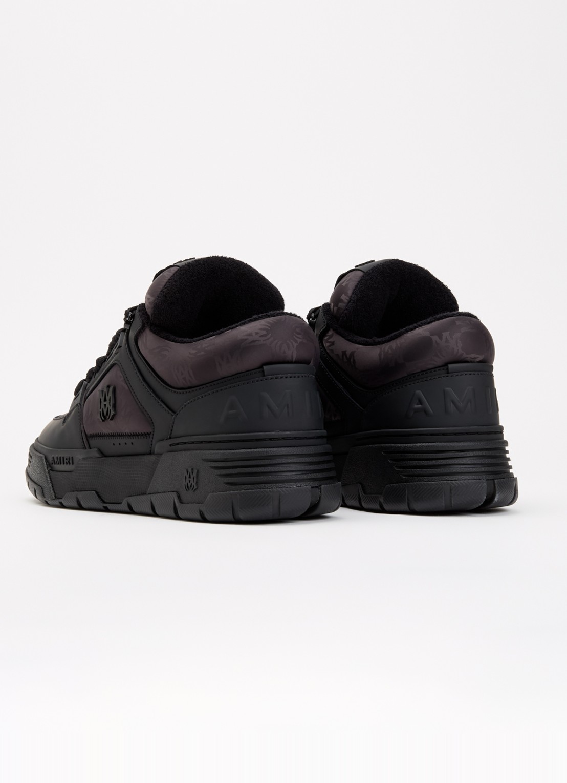 AMIRI MA-1 sneaker met leren details - achterkant zwart