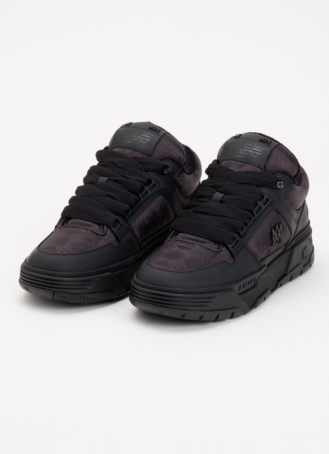 AMIRI MA-1 sneaker met leren details - detail 4 zwart