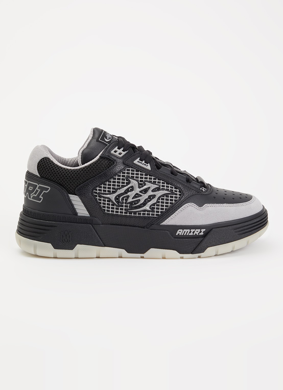 AMIRI MA-94 sneaker van leer - voorkant 6 zwart