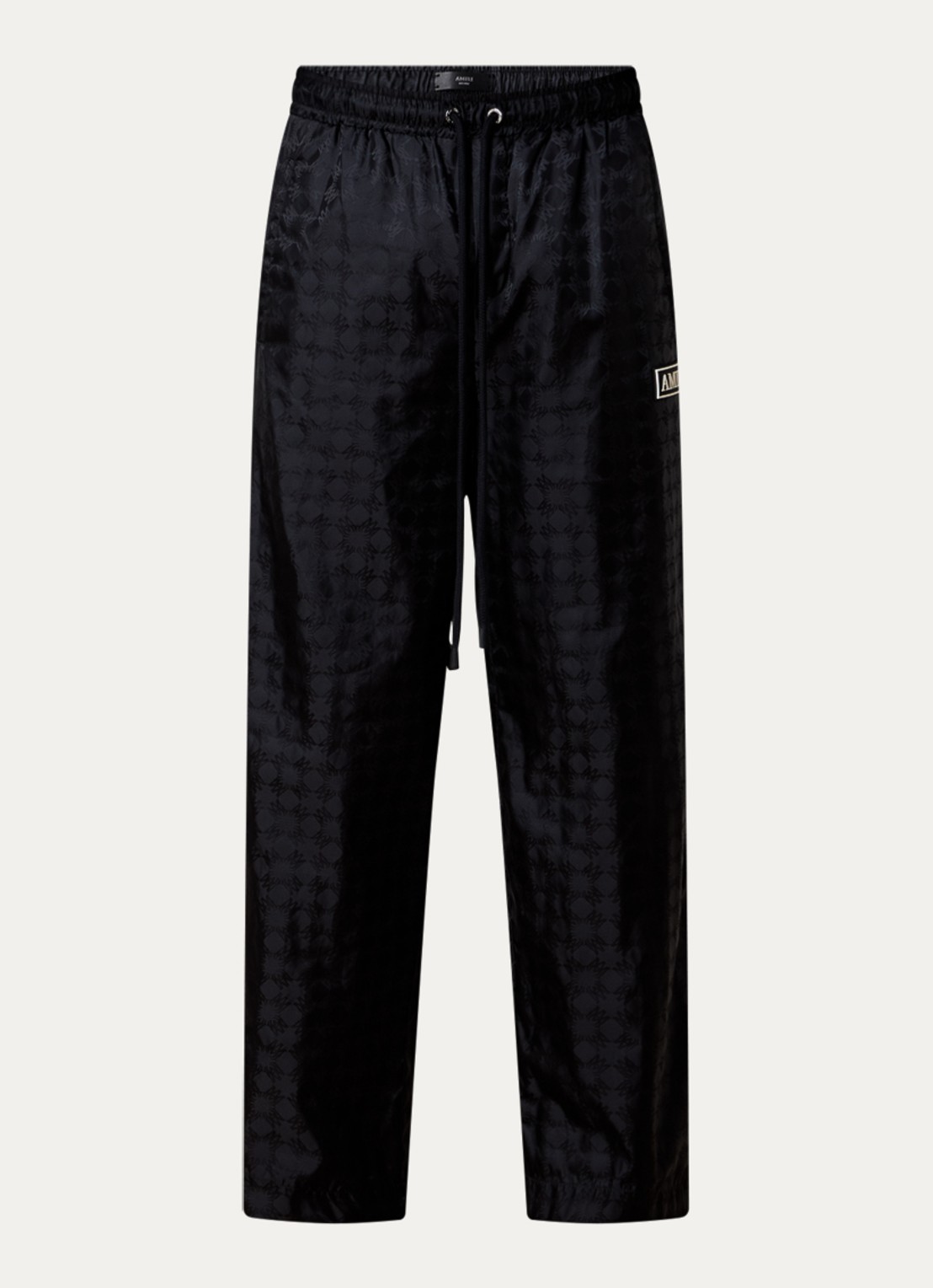 AMIRI Ma Quad broek met logoprint en steekzakken - voorkant 5 zwart