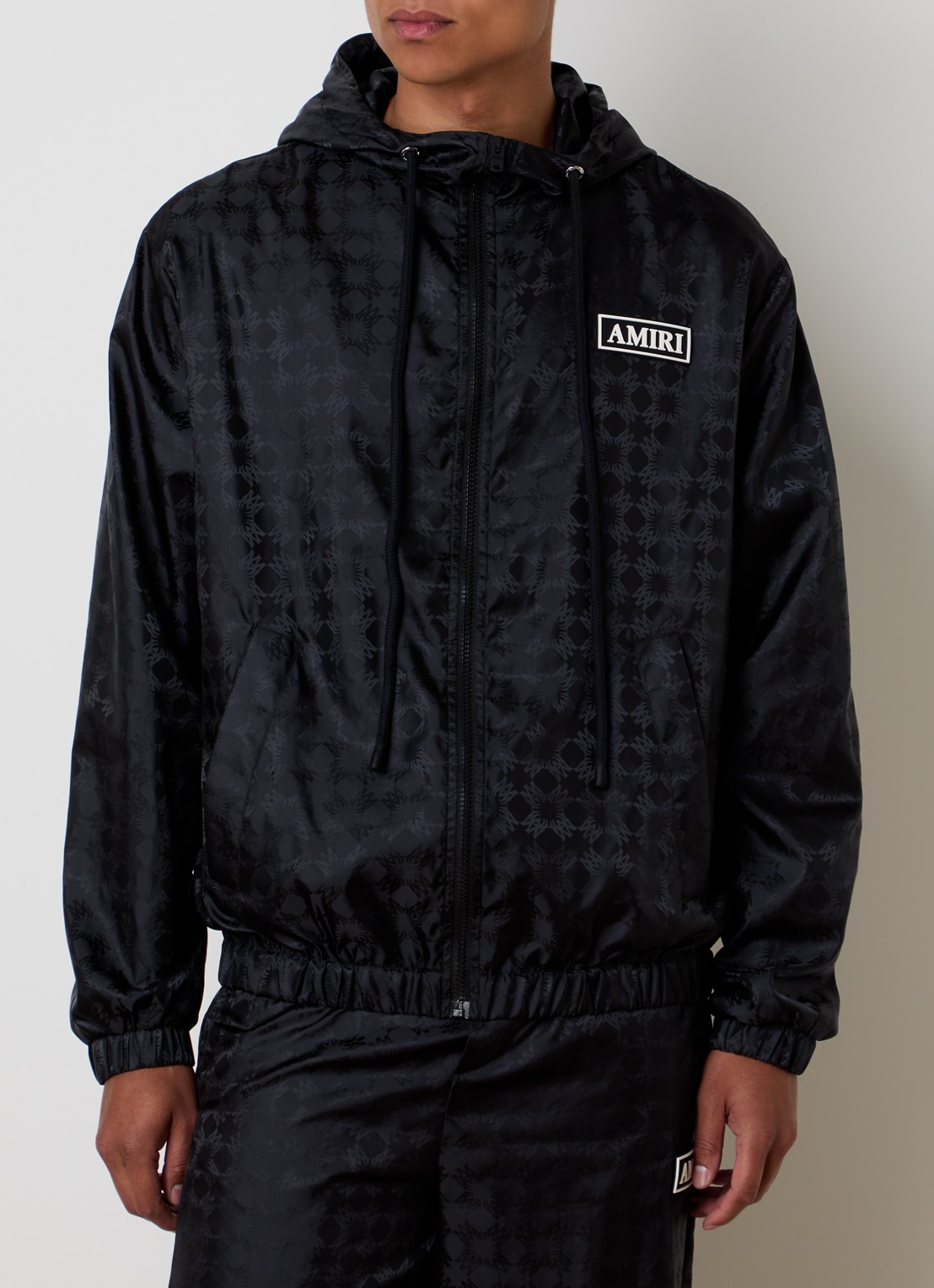 AMIRI Ma Quad jack met logoborduring en steekzakken - detail 4 zwart