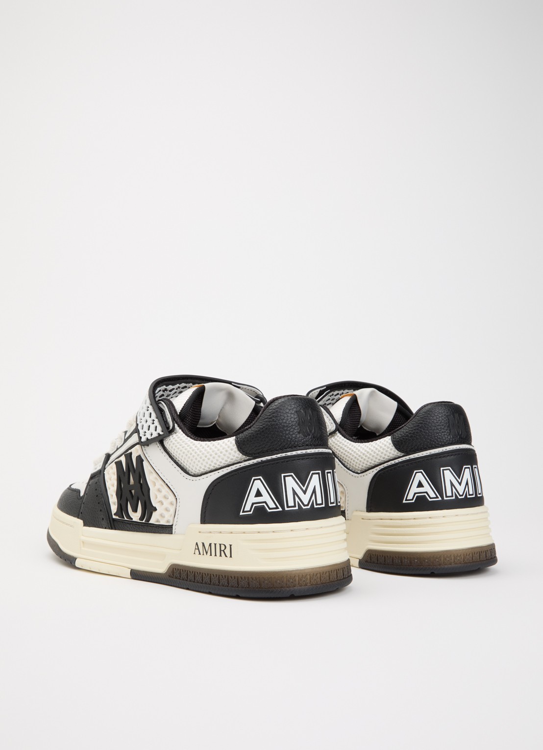 AMIRI Ma Skyline sneaker van leer met print - achterkant 7 zwart