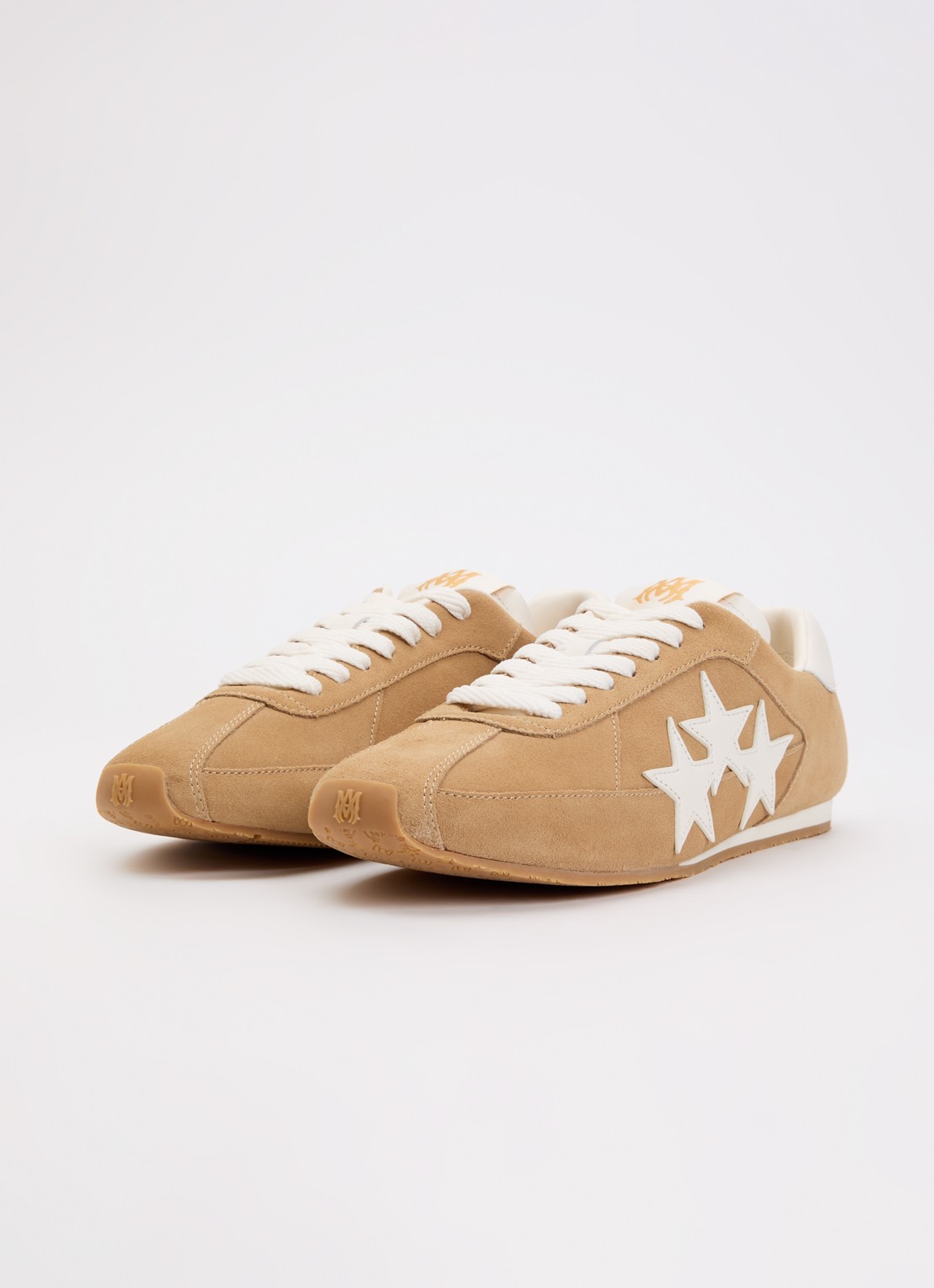 AMIRI Pacific Flat sneaker van suède  - detail 2 zand