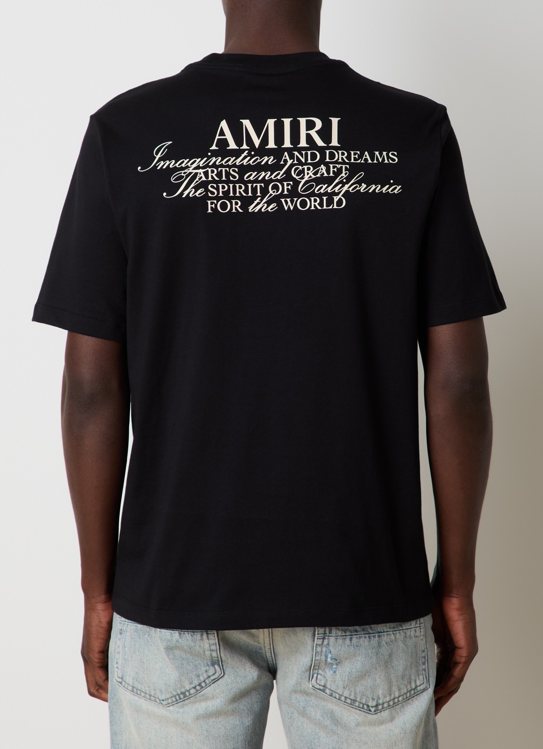 AMIRI Spirit T-shirt met logo- en backprint - detail 2 zwart
