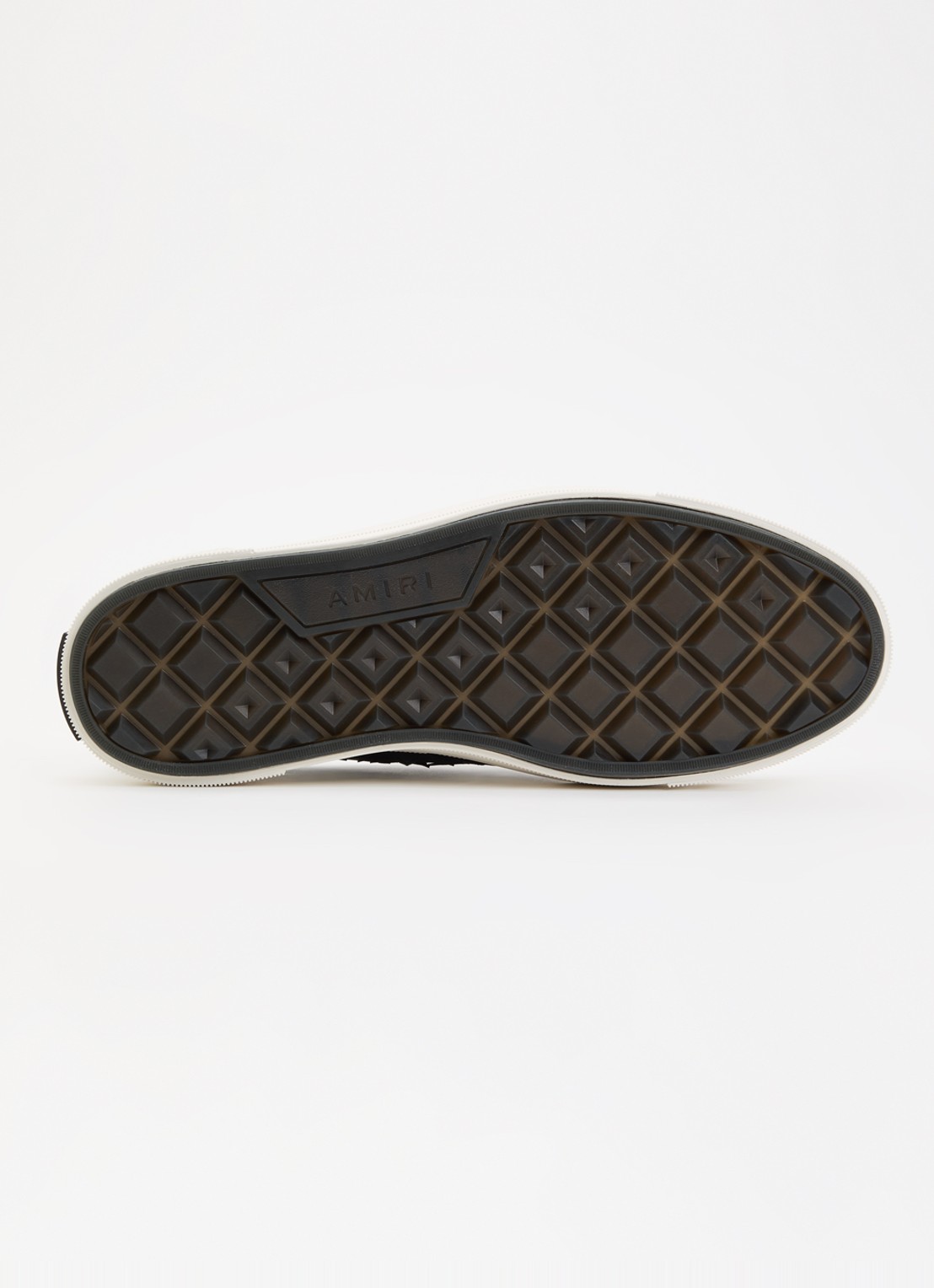 AMIRI Stars Court Low sneaker van canvas met details van leer - detail 4 zwart