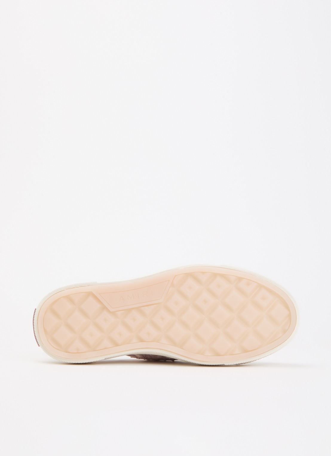 AMIRI Stars Court sneaker van leer met mesh details - detail 5 beige
