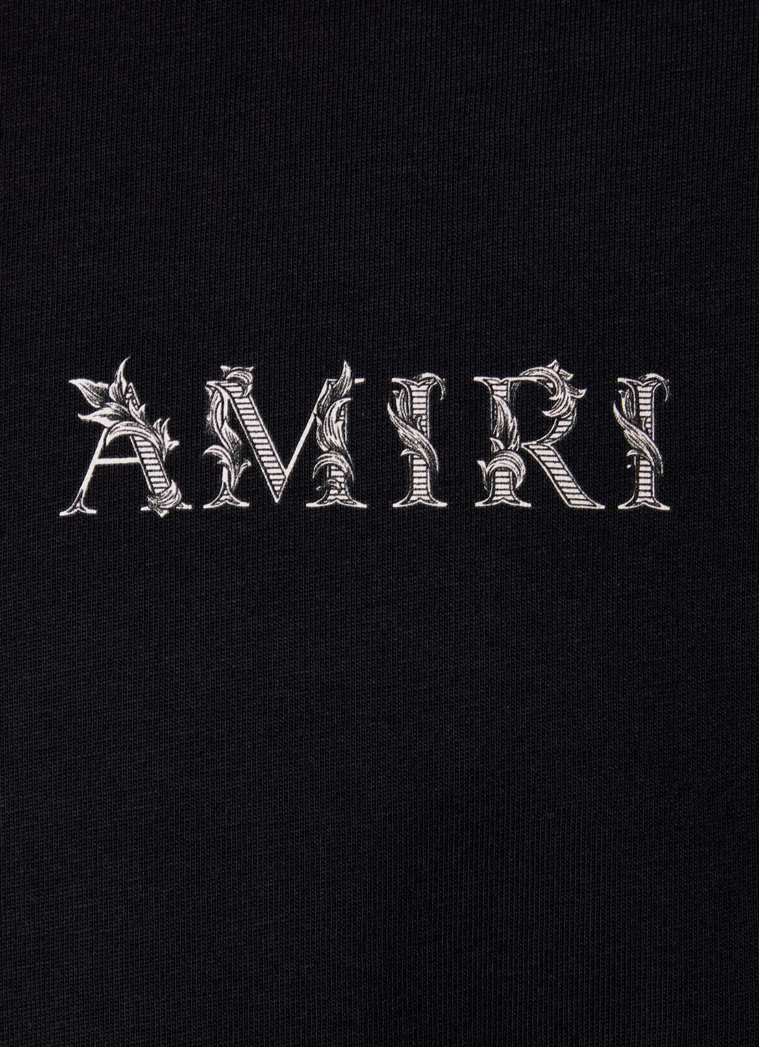AMIRI T-shirt met logo- en backprint - detail 4 zwart