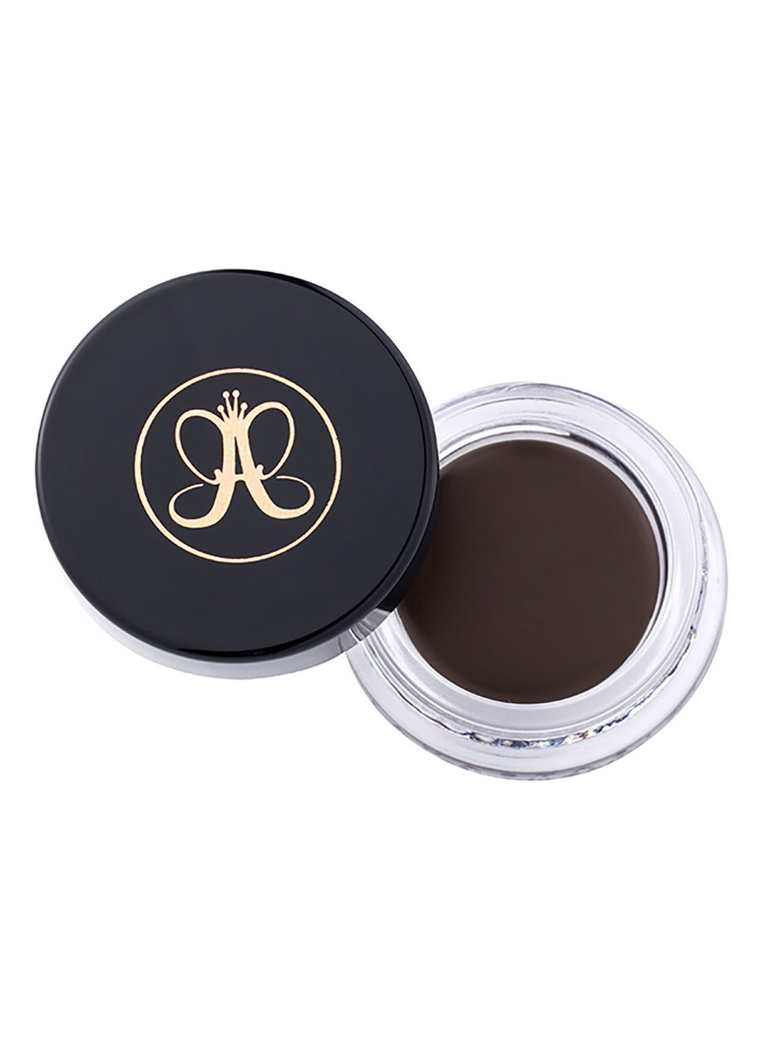 Anastasia Beverly Hills Dipbrow Pomade - wenkbrauw pomade - voorkant 2 ebony