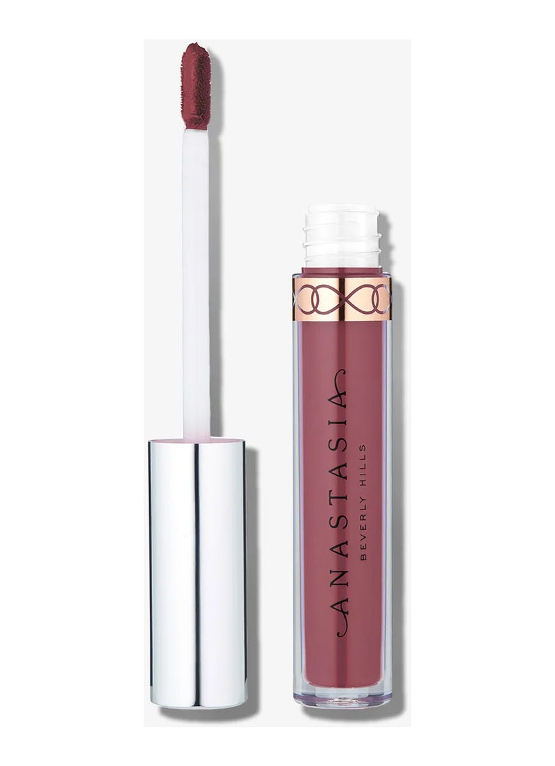 Anastasia Beverly Hills Liquid Lipstick - vloeibare lipstick - voorkant 3 dusty rose